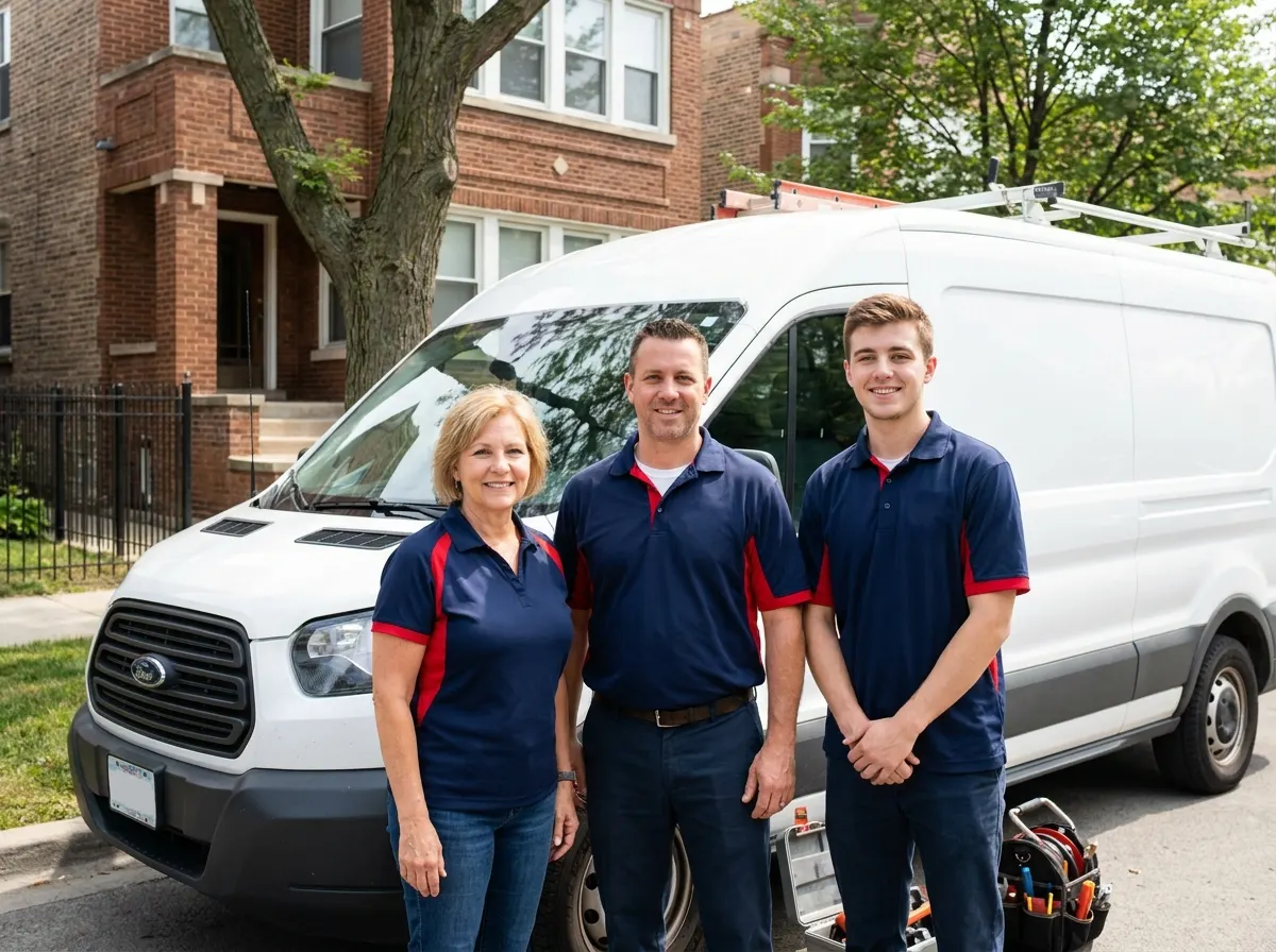 The Chicago Heating & Cooling team — hvac contractor in Chicago, IL